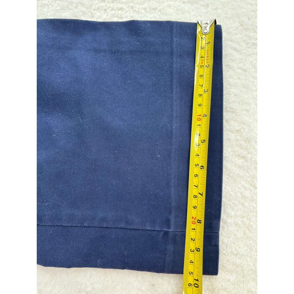 Lauren Ralph Lauren Petite Navy Blue Wide Leg Stretch Cotton Chino Pants 6P - Picture 6 of 8